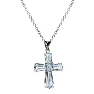 Pendentif Croix Cristal 8