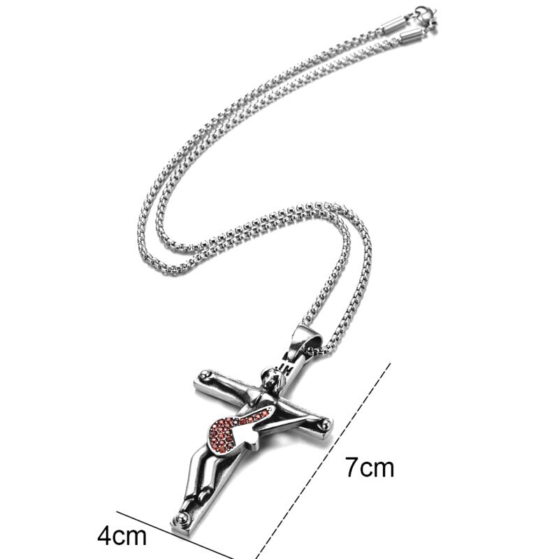 Pendentif Croix Rock 11