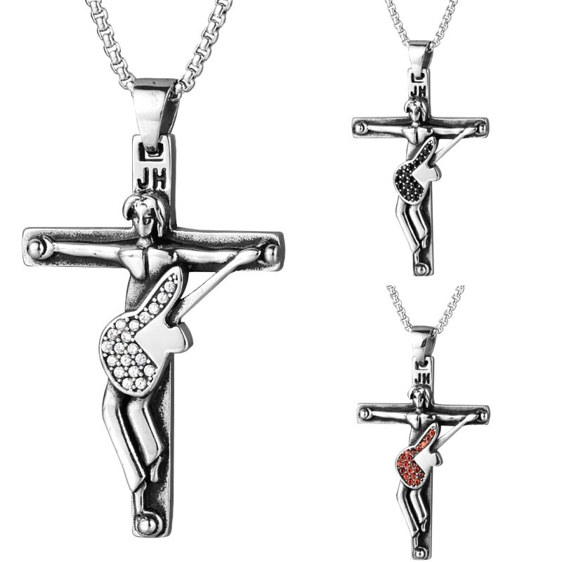 Pendentif Croix Rock 12