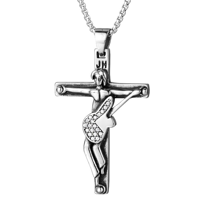 Pendentif Croix Rock 13